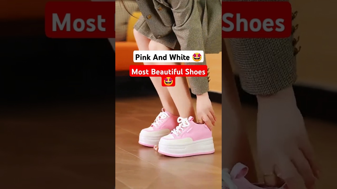 Pink Sneakers For Girls 🤩 Sneakers Shoes ✅ 