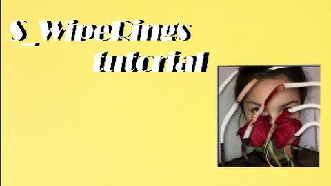 S_WipeRings Tutorial || after affects (sapphire plugin)