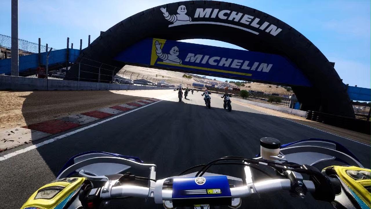 RIDE 4 | CLOSE CALL - SUPERMOTARD @ Laguna Seca - YouTube