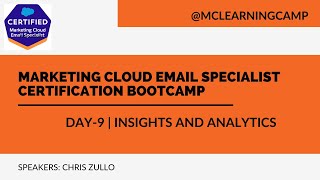 MC Email Specialist Bootcamp 2022 Day9 Insights and Analytics screenshot 2