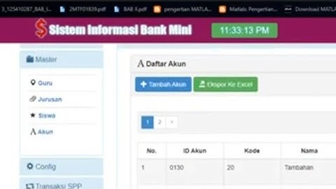Source code Aplikasi Web Bank Mini