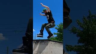 Why skate down ledges when you can go up? 🤔 #inlineskating