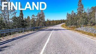 Driving in Finland - Ylläs, Lapland - Relaxing Roadtrip