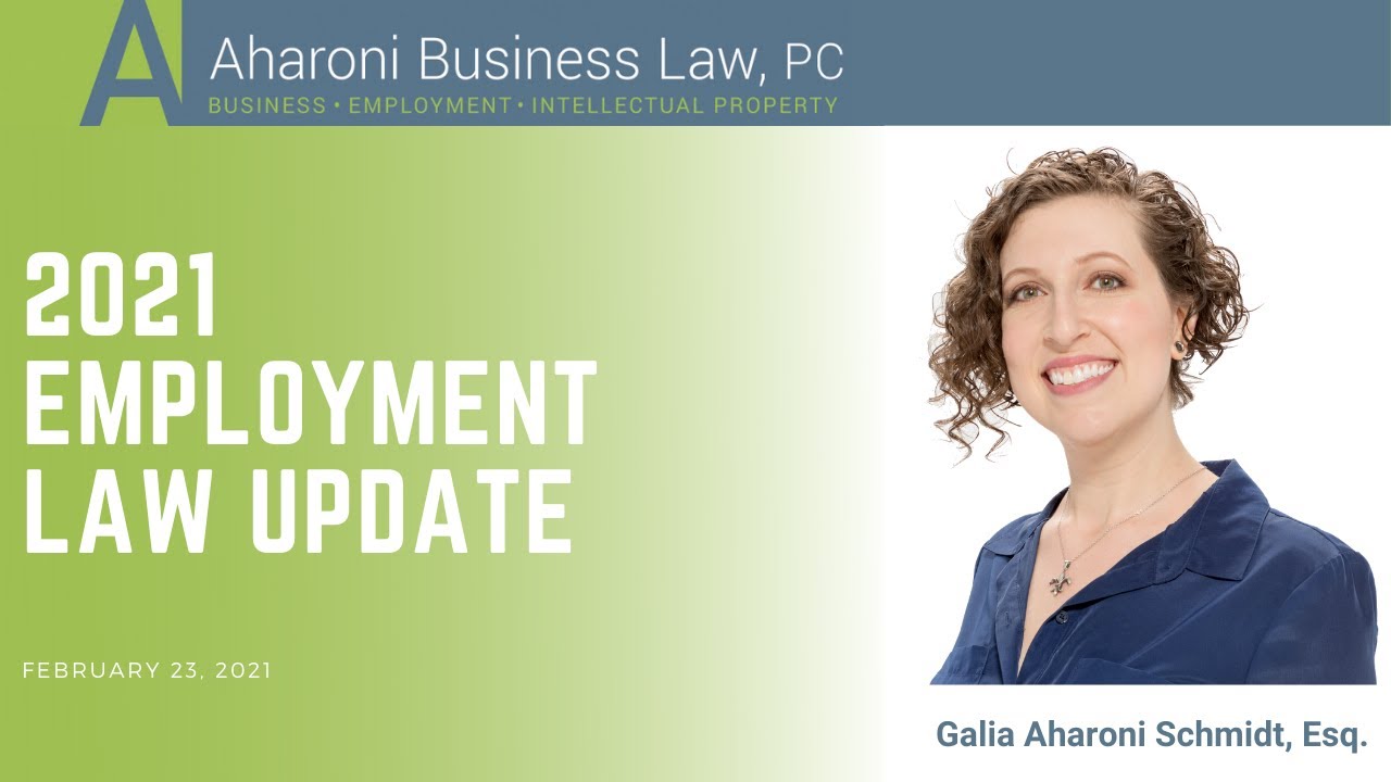 2021 California Employment Law Update - YouTube