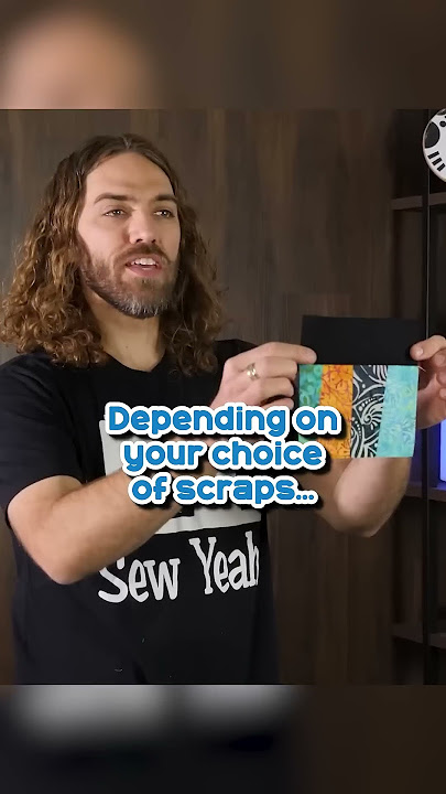 Zach's awesome Batik Scrap Quilt! #shorts