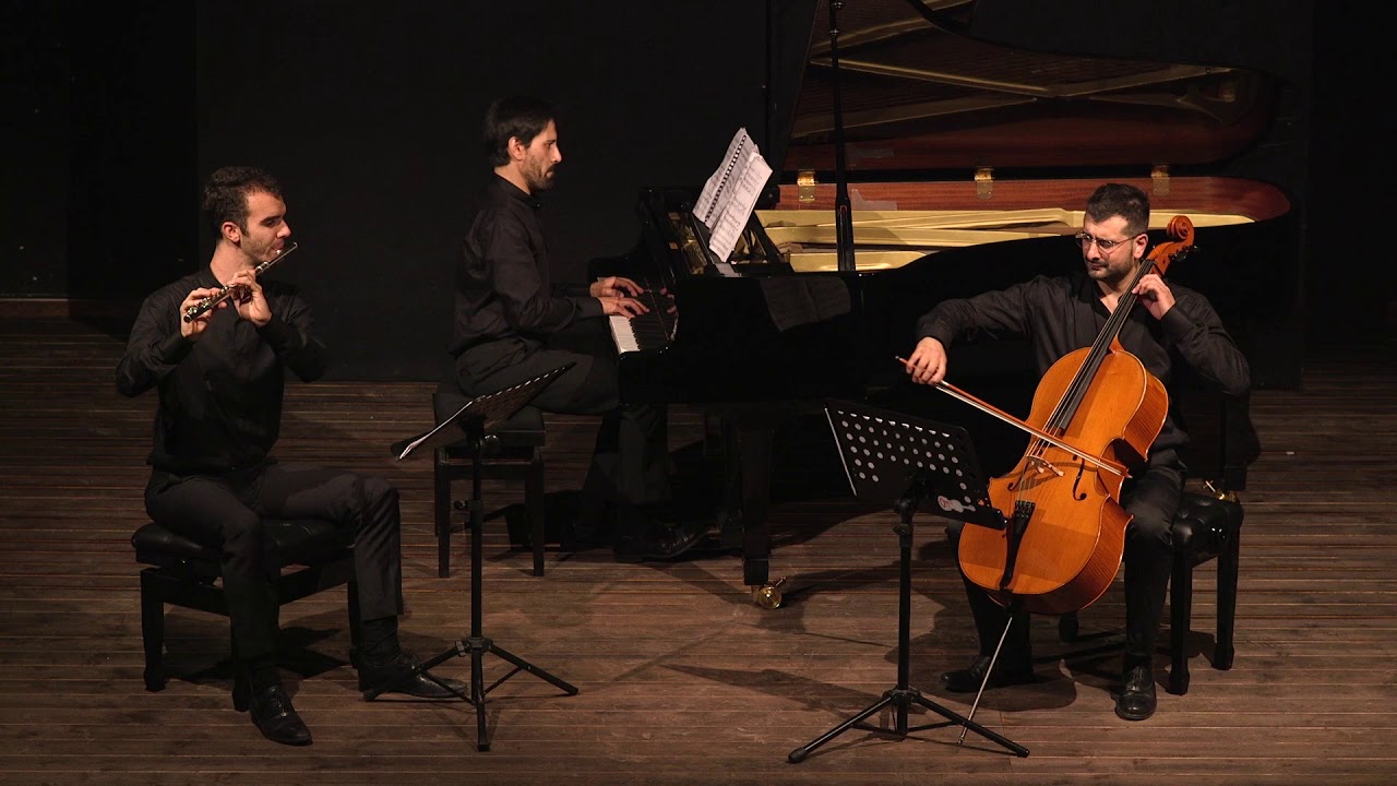 Nikolai Kapustin - Trio for Flute, Cello and Piano, Op 86. Lucus Trio -Live-