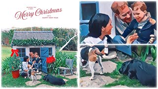 Harry & Meghan Reveal 2020 Christmas Card! Archie Has Red Hair!