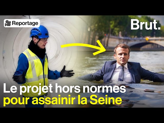 À l'intérieur du chantier titanesque pour rendre la Seine baignable pour les JO