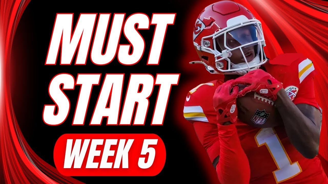 Week 5 Start/Sit | Matchup by Matchup!