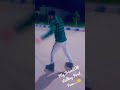 New Rolling Boy first time #rolling#wheel shoes#learning#first_time#university#night