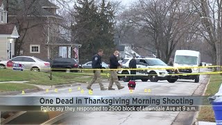 One dead, one injured in Rockford Thanksgiving Day shooting