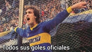 Todos los goles oficiales de Gabriel Batistuta en Boca