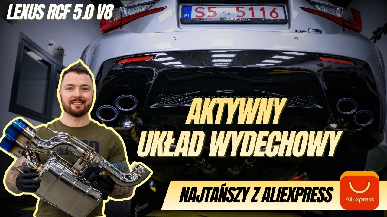 Я установил на свой Lexus RCF САМУЮ ДЕШЕВУЮ активную выхлопную систему с AliExpress 😱