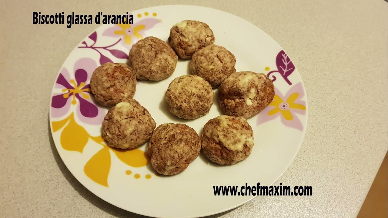 Biscotti alla glassa d'arancia @chefmaxim #chefmaxim #biscotti