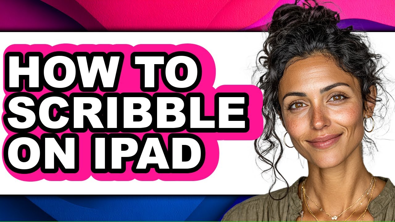 How to Scribble on Ipad (updated) - YouTube