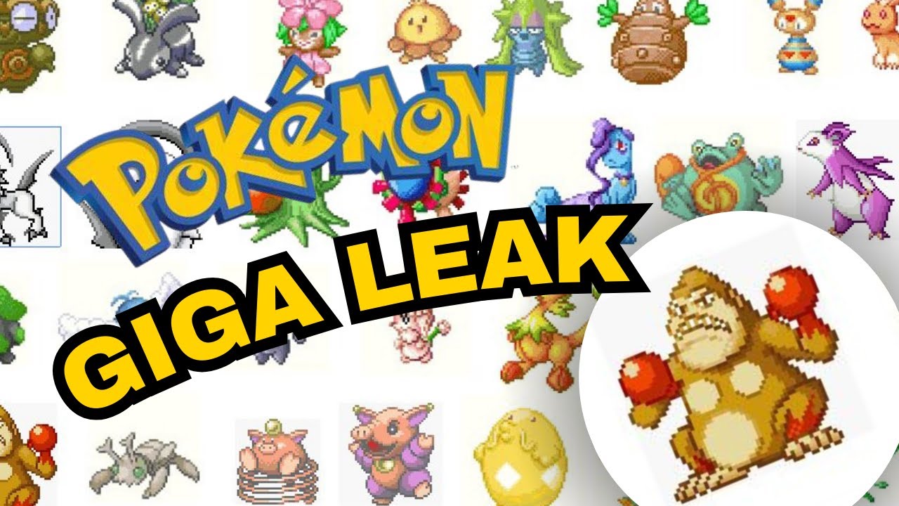 HUGE POKEMON/GAME FREAK GIGALEAK - Let's yap about it - YouTube