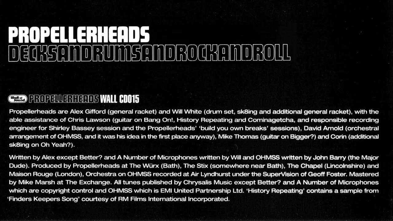 Propellerheads Go Faster Reissue (1998) YouTube