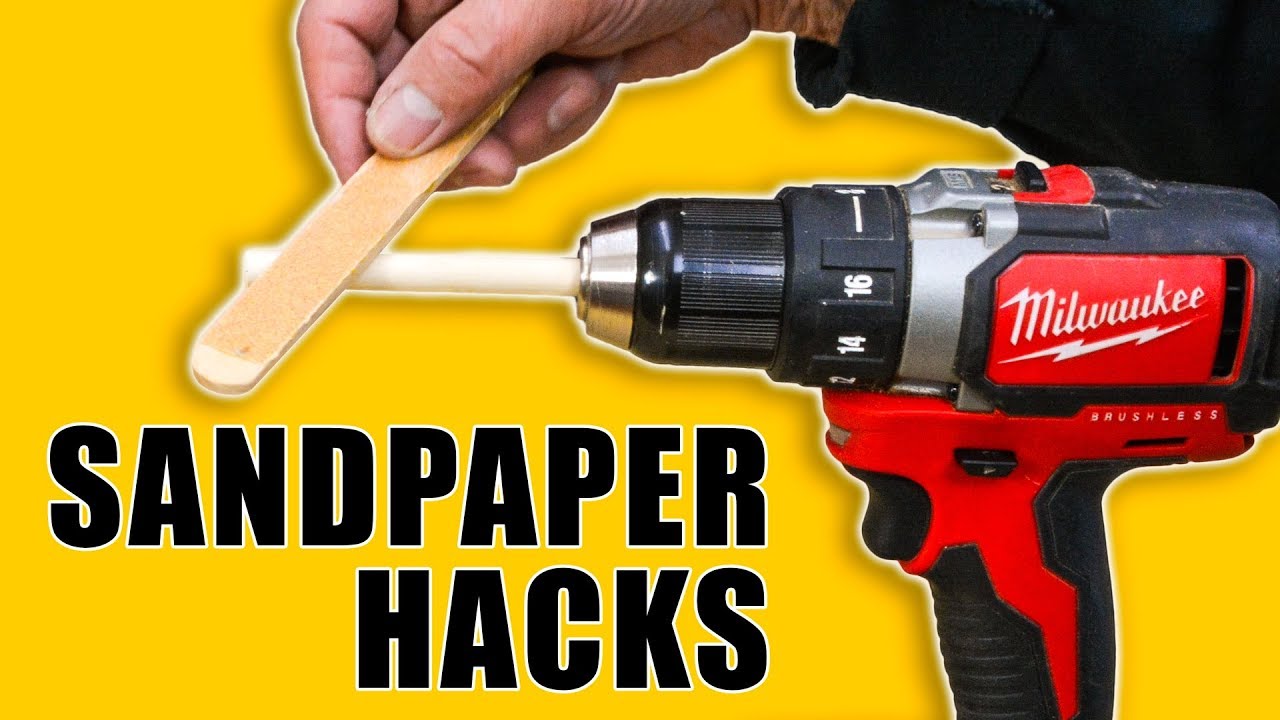 5 Quick Sandpaper Hacks Woodworking Tips and Tricks YouTube