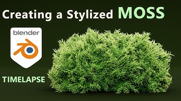 Creating a Stylized MOSS in Blender - Timelapse