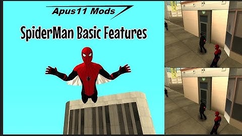 GTA SA SpiderMan Basic Features - Apus11 Mods™