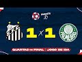 Melhores Momentos de Santos 1 x 1 Palmeiras - Quartas de Final - Paulistão Sub-20 - 2021