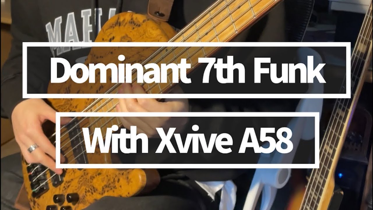 🔥Dominant 7th Funk (with Xvive A58) | J Clef By June Bass