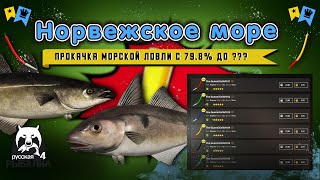 ◦ Норвежское море! Ловля на перчики! Прокачка с 79.8% до ??? ◦ level ◦ Русская рыбалка 4 ◦🎣👍🐬