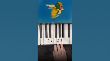 Italian Brainrot Anime Opening Piano Tutorial #shorts