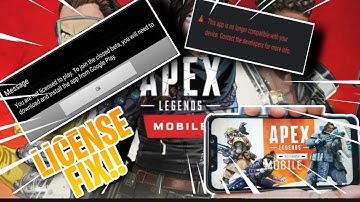 Apex Legends Mobile License error Fix and how to download it in all device
