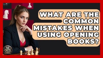 What Are The Common Mistakes When Using Opening Books? - The Chess Codex
