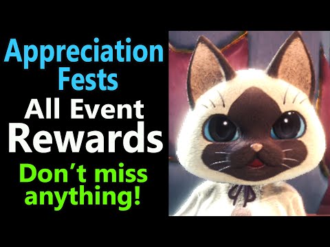 Video: Monster Hunter World Appreciation Fest Menghadirkan Banyak Hadiah Ulang Tahun