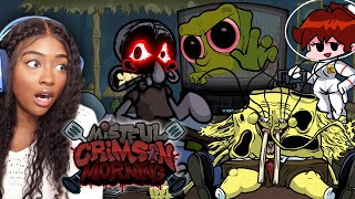 I HAVE NEVER BEEN SO SCARED OF SPONGEBOB!! | Friday Night Funkin' [FNF Mistful Crimson Morning]