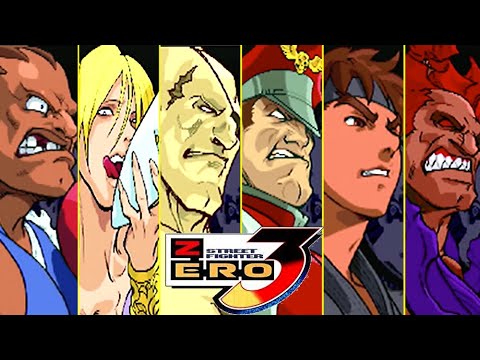 ストZERO3】全ボス超必殺技集 -All Bosses Special Moves-【Street