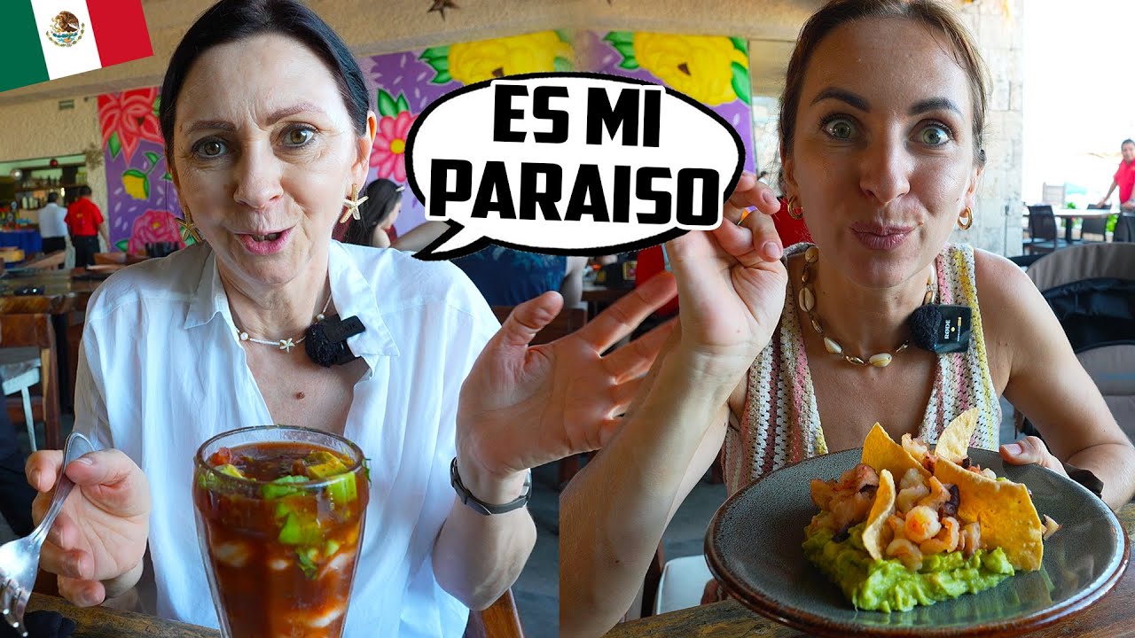 😱 MAMÁ RUSA ESTÁ EN SHOCK al PROBAR MARISCOS por PRIMERA VEZ en MÉXICO 🇲🇽