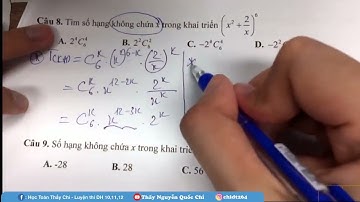 Nhị Thức Newton Luyện Tập