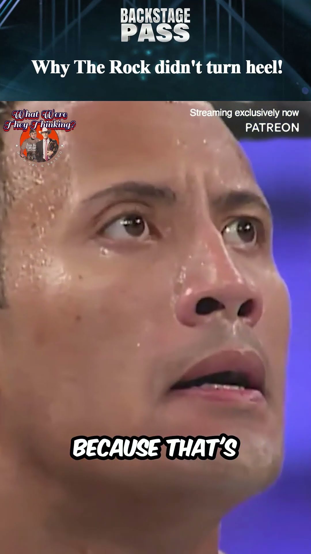 Why did The Rock not turn heel on Hulk Hogan? \n\n#WWE #hulkhogan #therock #wrestling #shorts