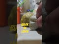 Slicing rotten lemon