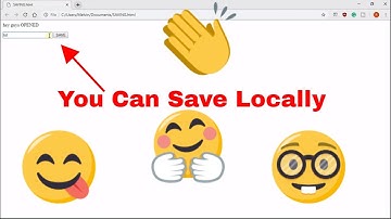 How to SAVE DATA/INFORMATION in JavaScript/HTML