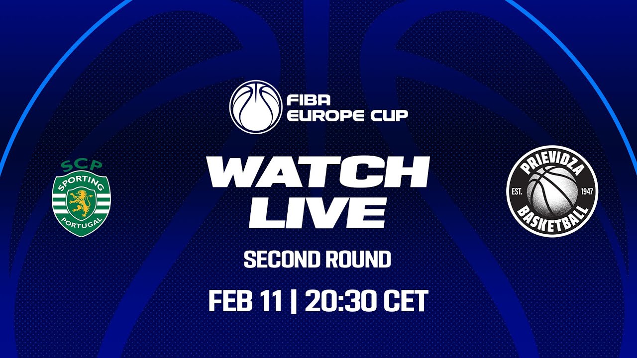 LIVE - Sporting CP v BC Prievidza | FIBA Europe Cup 2025-26 | Second Round