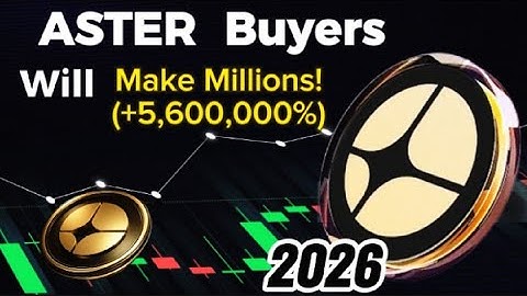 How Much Will 4,642 $ASTER Be Worth By 2026 Aster Price Prediction #aster #crypto 