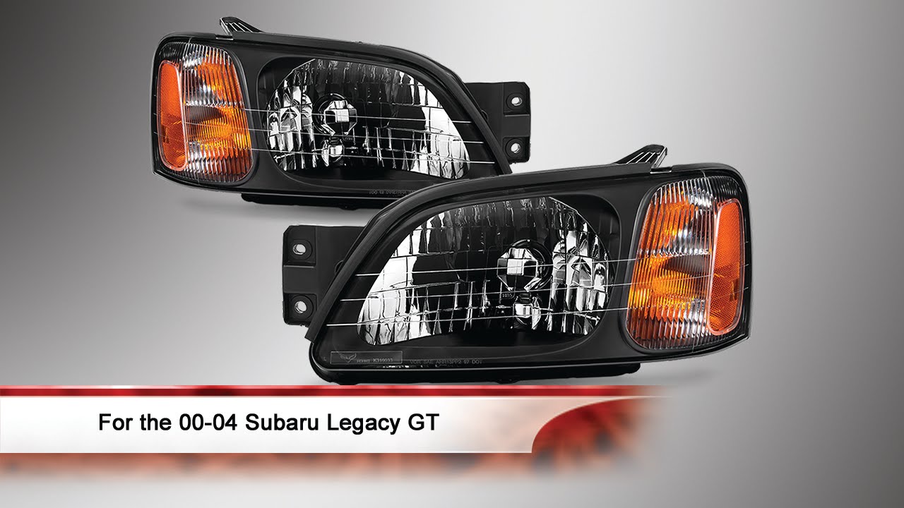 00-04 Subaru Legacy GT OEM Style Headlights - YouTube