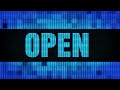#Open #Front Text Scrolling #LED Wall #Pannel Display Sign Board