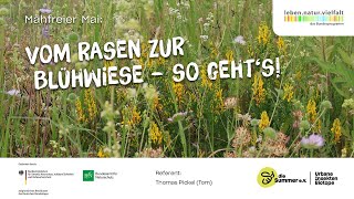 Vortrag: Vom Rasen zur Blühwiese - so geht's!