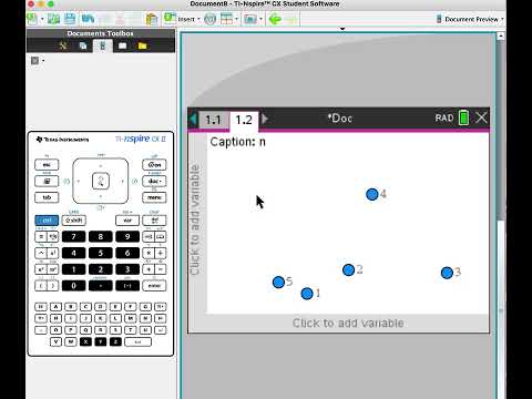Using TI nspire to find the quadratic sequence