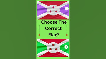 Can you guess the Burundi correct flag | choose the correct flag | pick the correct flag #trivia