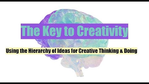 The Key to Creativity: Using the Hierarchy of Ideas for Creative Thinking & Doing,