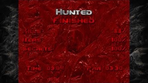 Plutonia Map 11 "Hunted" UV PS4 pistol start
