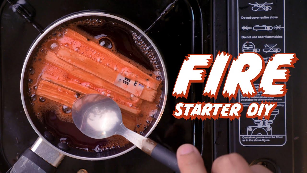 DIY Fire Starter atau fatwood | Senang hidupkan api