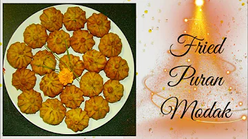 Puran Modak | पुरणाचे मोदक | Talniche Modak | Fried Modak | Wheat Puran Modak | Bhumika's Blends