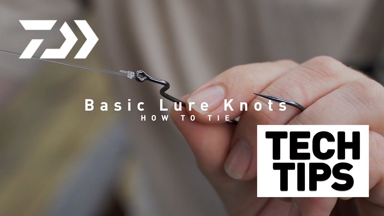 How to Tie Three Basic Lure Knots Daiwa Tech Tips YouTube